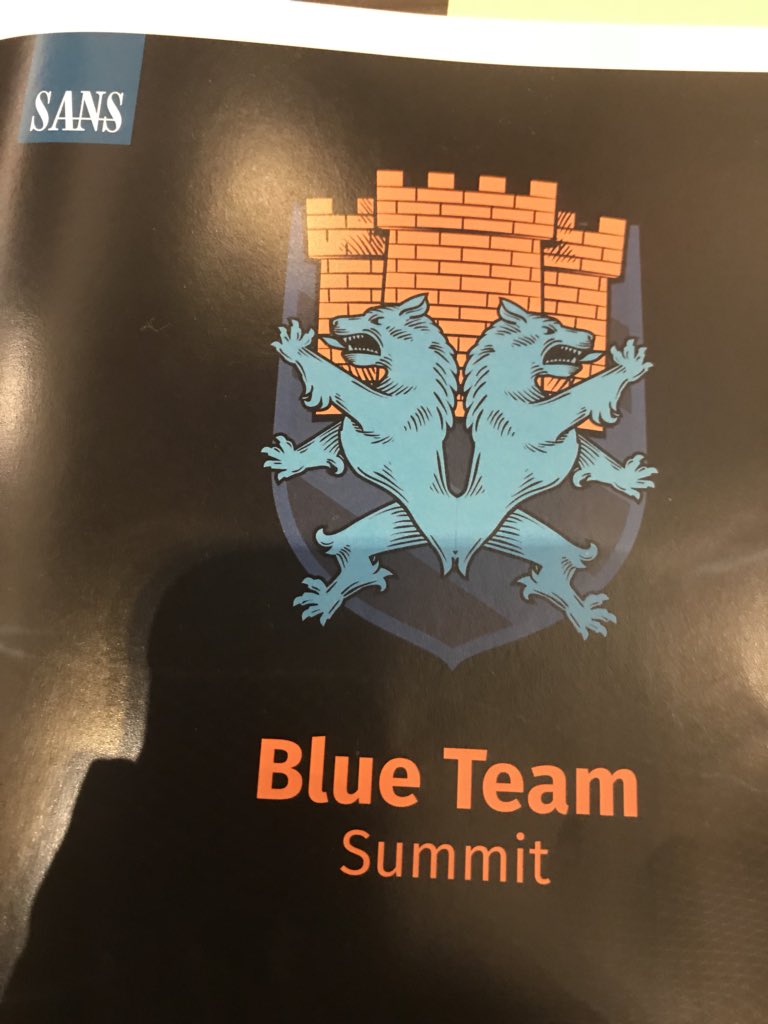 security502's tweet image. Enjoying SANS Blue Team Summit