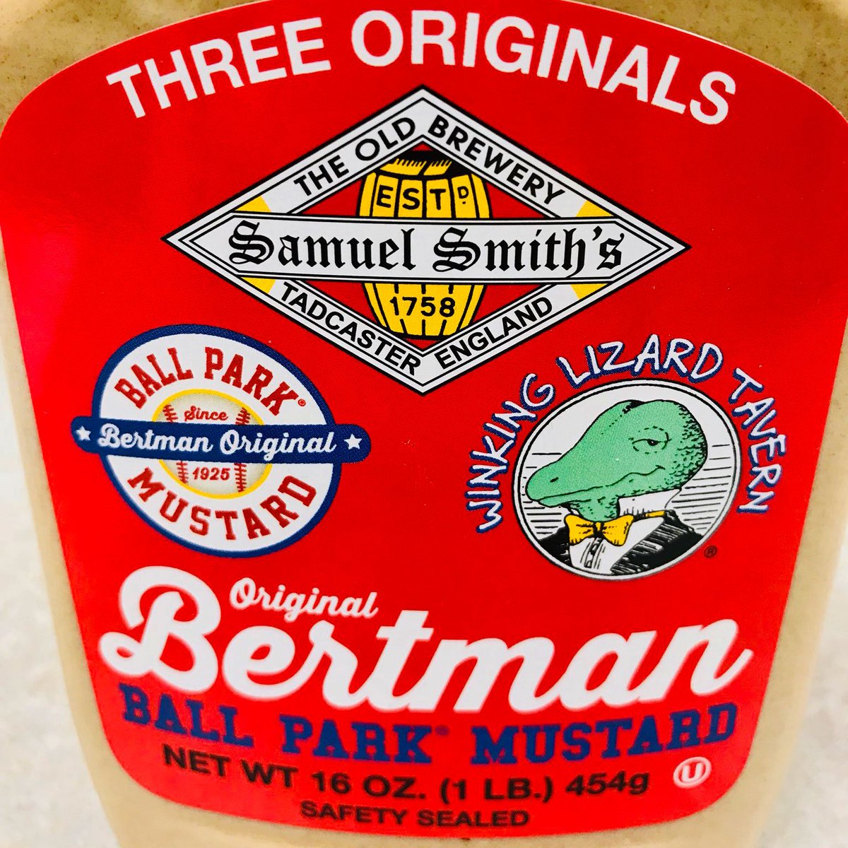 BertmanBallpark's tweet photo. Hey beer lovers! Sign up for the Old Brewery Tadcaster Mini Tour for only $1 at @winkinglizard. Enjoy four delicious beers from @samsmithsbeer before April 30th and receive a specially labeled 16 oz bottle of Bertman Original Ball Park Mustard! 🍻 #WinkingLizard https://t.co/MfnhuWjvkX