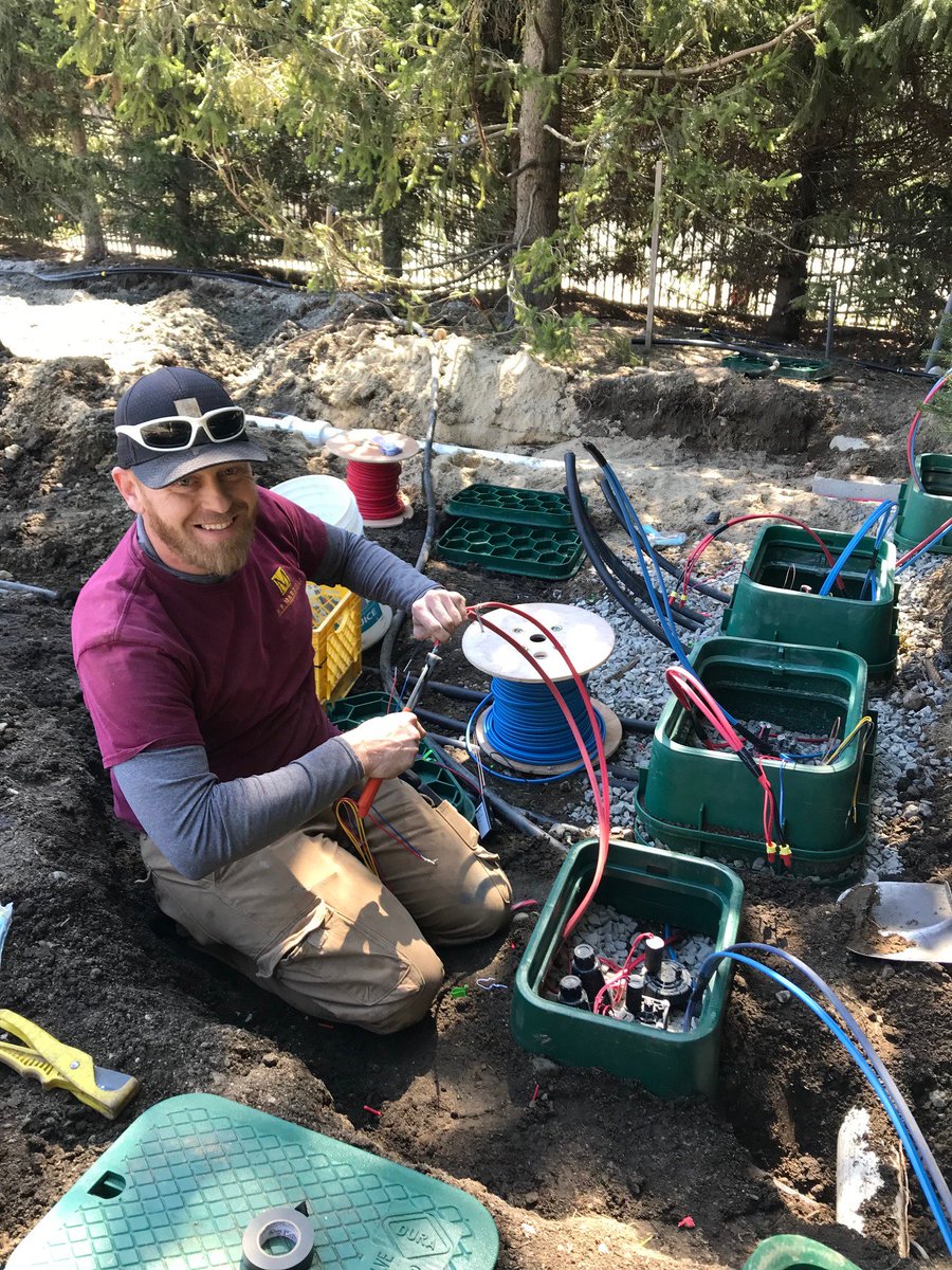 RPMarzilli's tweet photo. Pete's fifth season with us is underway. As a crew leader, he oversees the installation of irrigation systems at our projects. #Irrigation is a critical component of the success of our softscape elements and we thank Pete for all of his hard work! #ThisIsMarzilli https://t.co/wTH4L7PNZZ