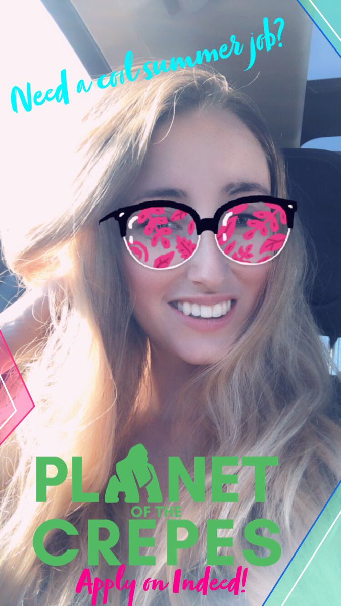ApeCrepe's tweet photo. Hey @BrookdaleCCNews &amp; @monmouthu watch out for our Snapchat filter this week! 😎🌺
We’re hiring for our #Freehold AND #Tintonfalls location 📍😁 https://t.co/9kdpROTzh7