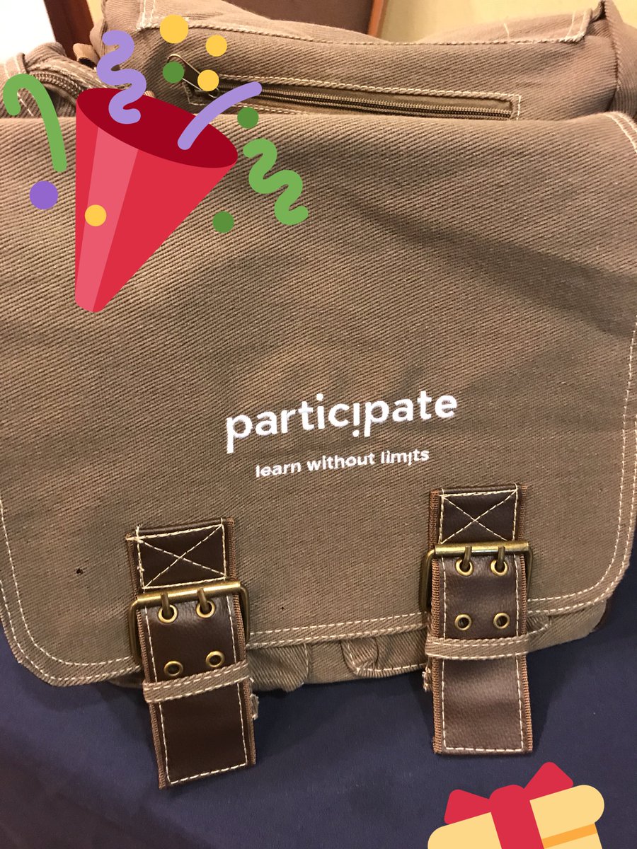 participate's tweet photo. Hey there, @LoriStacey4! You’re one of our raffle winners! Stop by our table for your Participate swag pack!!! #springPANC2018 https://t.co/BHewCLD6tA