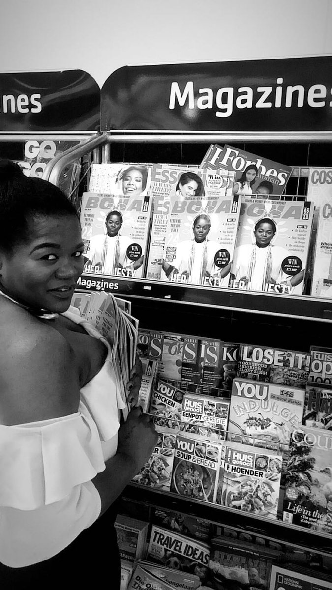 busiswaah's tweet photo. It's about the girls who've been told the things I bn told:"u too big", 😁 "🤣"what will u do if u run out of ideas?",😭"we don't design plus-sizes".Well 5 years in the industry &amp;one thing I know for sure: I'M ENOUGH!! YOU're enough💐 #CovergirlChronicles #BonaMag #MayIssue2018 https://t.co/OrGjY31SCT