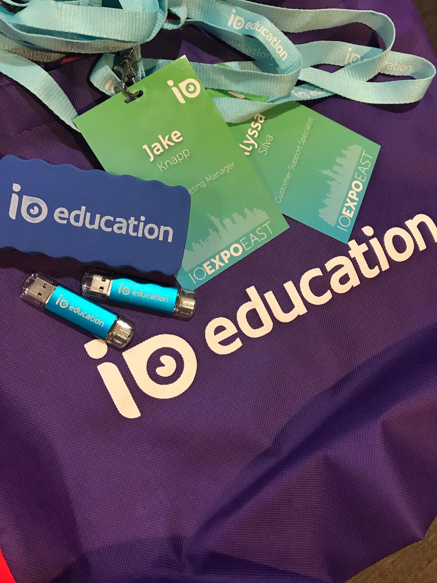 ioeducation's tweet photo. Prepping for IO EXPO tomorrow in NYC! Let us know you'll be there with #IOEXPO Looking forward to a full day of sessions and workshops, giveaways, and fun. 📊🎉 https://t.co/NelIVv7UNr
