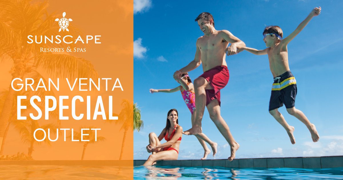 SunscapeMX's tweet image. ¿Quién dijo "vacaciones"? ¡Nosotros! 😄🌴
Aprovecha la #GranVentaEspecial Outlet de #SunscapeResorts &amp;amp; Spas y disfruta de hasta 60%* de descuento ¡y más!
Reserva: bit.ly/SunscapeVenta |01800-087-4590
*Consulta términos, condiciones y hoteles participantes.
