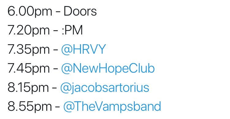 JacobsNotes's tweet image. Guys!!! Todays schedule!!✨ #thevampsBelfast