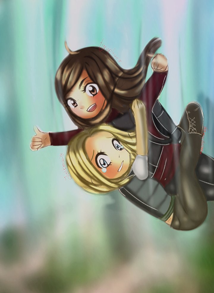 Mariaillustrat2's tweet photo. Ich hab mich nach all den Monaten an ein fanart range traut für die liebe @tyraphine ❤ und die tolle @BecciPlays ❤und ich hoffe man erkennt was es darstellen soll
(Es ist sehr verwischt geworden weil ich keine Körper zeichnen kann aber ich hoffe es gefällt euch trotzdem 🙏💕) https://t.co/NSU8dSGsnX