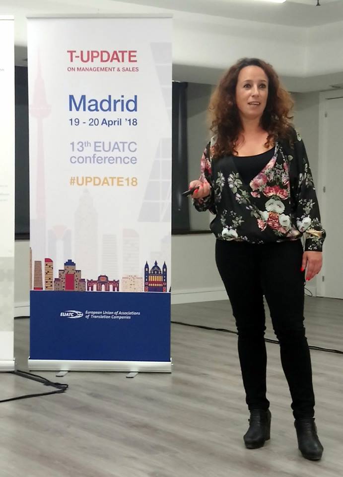 Inpokulis's tweet photo. Nos passados dias 18 e 19 de Abril, a nossa CEO @mssaragon participou na T-Updade 2018 em Madrid, a conferência internacional da @EUATCNews, onde defendeu a importância da participação ativa nas associações de empresas de tradução.
#TUpdate18 #EUATC #Madrid #Inpokuls #Traduções https://t.co/30rEX5wFTU