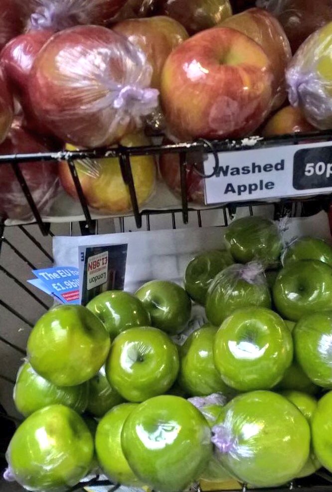 TOGWalks's tweet photo. What did you do for #EarthDay?
The easiest way to #MakeADifference is by saying NO to #SingleUsePlastic.
For example, #PlasticStraws #PlasticBags #SingleUseCoffeeCups and the most ridiculous idea ever... #FruitPackaging. The majority of fruit already has natural protection!! https://t.co/NUhPVl5q2L