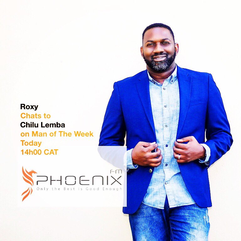 ChiluLemba's tweet photo. Thanks @roxyjonesk for hosting me on #ManofTheWeek Had great fun @rphoenixzambia https://t.co/0yZfZtVEqr