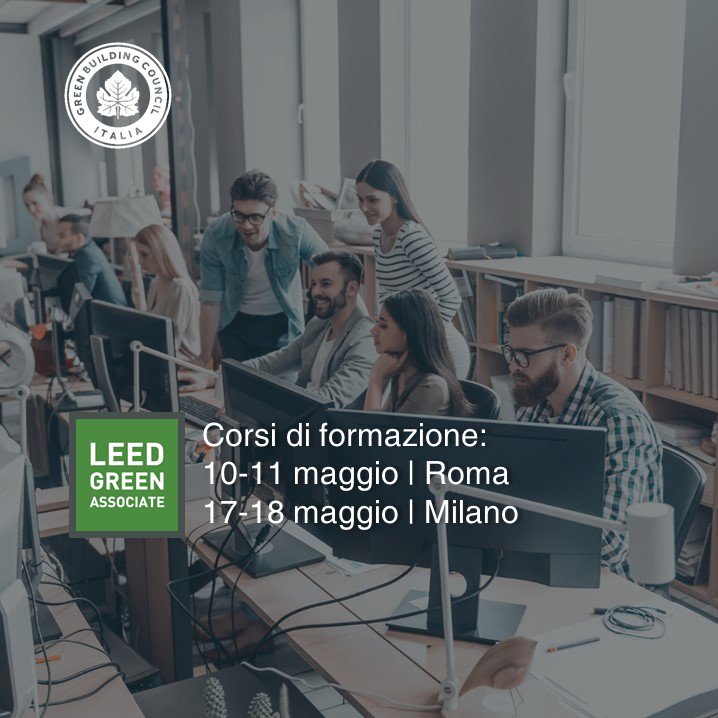 GBCItalia's tweet photo. I professionisti di #greenbuilding nel mondo parlano #LEED.
Tu cosa aspetti?
Diventa LEED #GreenAssociate!
Scopri di più: https://t.co/B3tVfNc1pQ https://t.co/o1EdoSS1mH