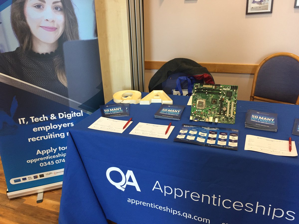 QA_SarahC's tweet photo. I’m @ColchesterInst for the @EssexApprentice careers event. Come and see me for great opportunities to launch your career in tech @QAApprentices https://t.co/5lx3rIlfvf
