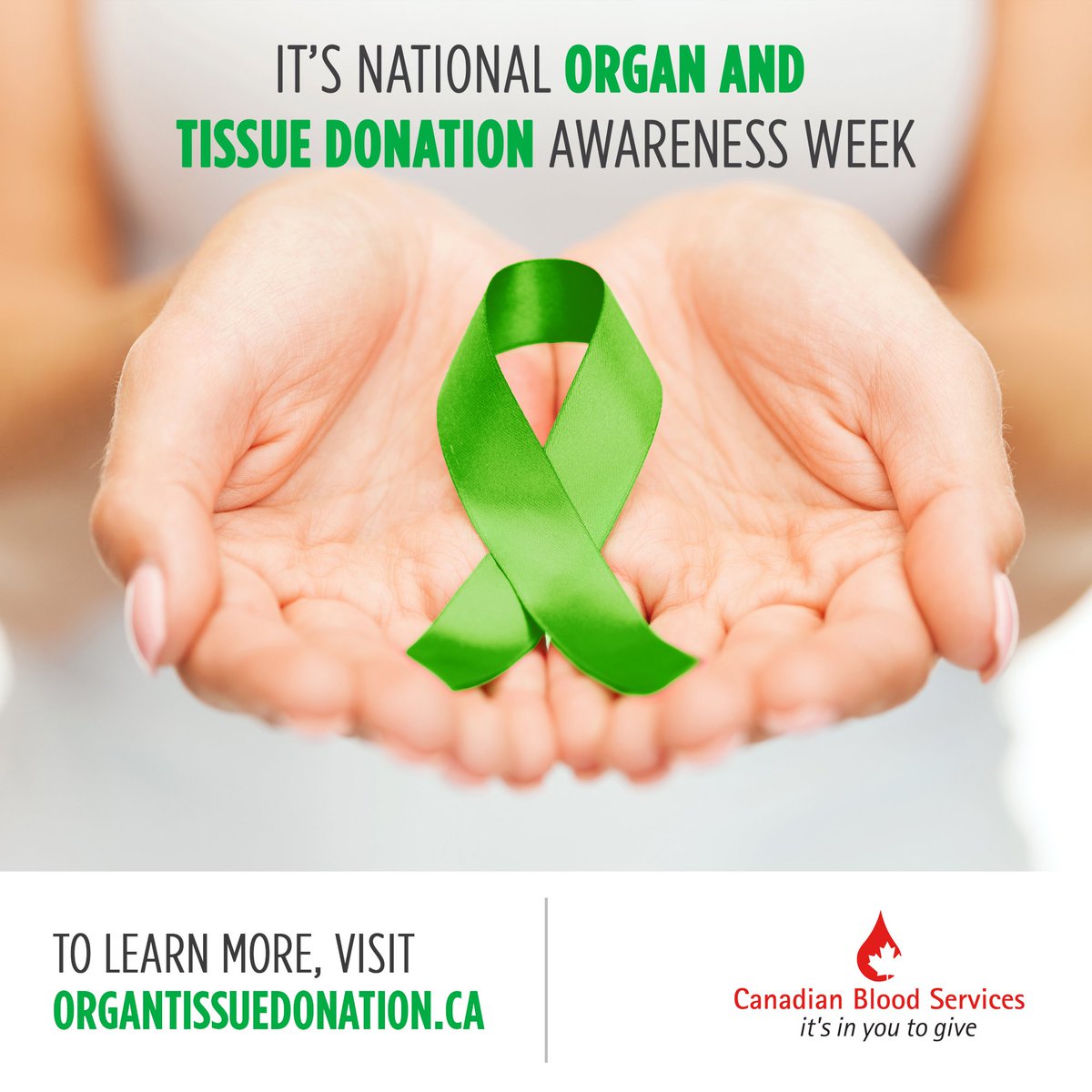 It is the beginning of National Organ and Tissue Donation Awareness Week!  Are you wearing your green ribbon?  If so, snap a pic 📸and tag us to spread awareness! #NOTDAW <a href="/TrilliumGift/">Trillium Gift of Life Network (Ontario Health)</a> #beadonor