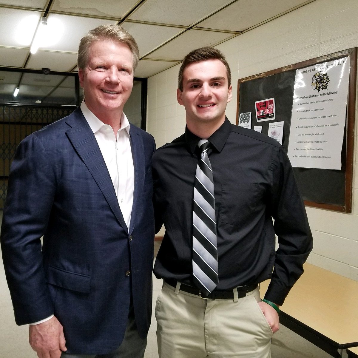fara_jennifer's tweet photo. Phil Simms Allstar game orientation. Lovely acknowledgement for James at 2 min mark. #quarterback #widereceiver #punter #runningback #offensiveplayerofyear #bsouthchamps @PtBoro_Football #jamesfara44 #CCU #collegefootball #BallAtTheBeach #coastalcarolina https://t.co/fuV0YZkFQg https://t.co/IBphUM22vd