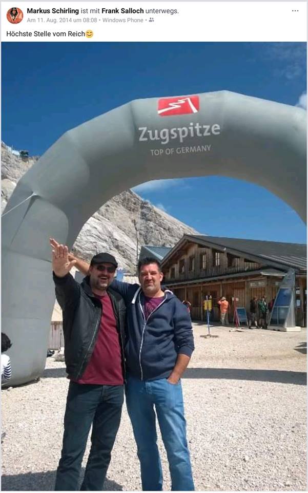 Das sind Markus &amp; Frank. Markus &amp; Frank sind Nazis. Deswegen machen sie auf diesem Foto (2014) den Hitlergruß. Nun sind beide bei der #AfD. Markus kandidiert sogar für die Landtagswahl in #Bayern. Klingt komisch, ist aber so, weil das hier Deutschland ist facebook.com/AfdFreisingWat…