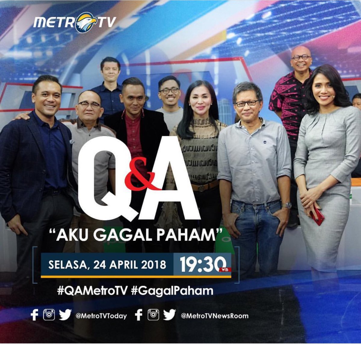 maman1965's tweet photo. Esok malam, @QA_MetroTV bersama @rockygerung . @chicohakim @ruhutsitompul @ivanlanin @sudjiwotedjo @effendigazali @victorkamang @Andini_MetroTV https://t.co/Y8QwEMOphc