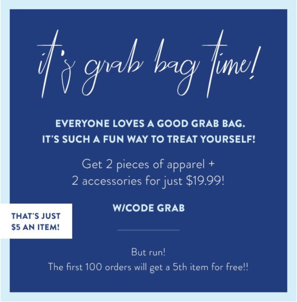 MSA_reviews's tweet image. Cents of Style 2 Clothing + 2 Accessories Grab Bags Available Now + Coupon! #centsofstyle #grabbag mysubscriptionaddiction.com/2018/04/cents-…