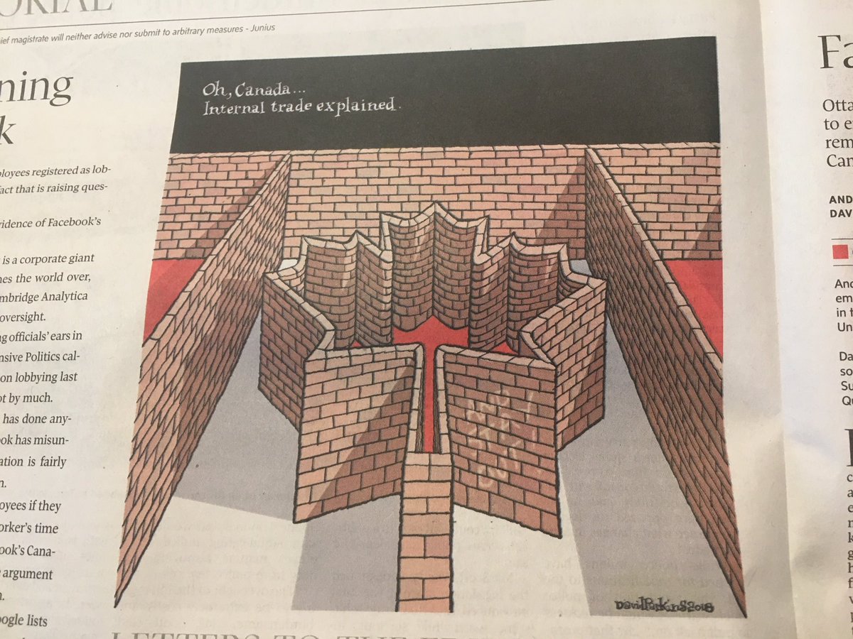 Great poltical cartoon from the <a href="/globeandmail/">The Globe and Mail</a> this weekend. CVA will continue to work, advocate and lobby for direct-to-consumer wine shipping until the laws change. #FreeMyGrapes #cdnwine #cdnpoli #Comeau