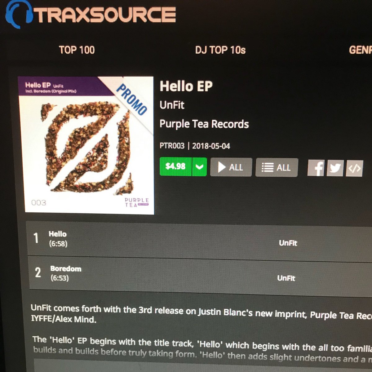 Purple Tea Records tweet media