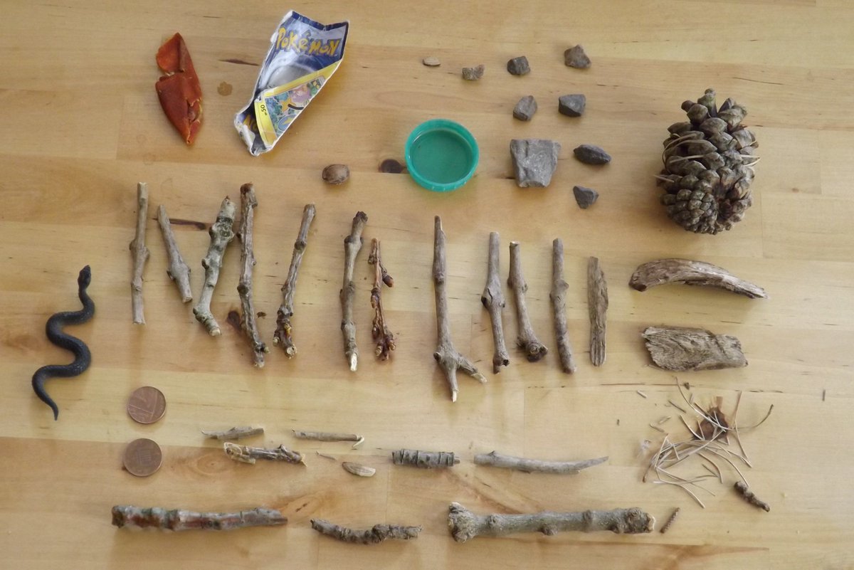 messy_table's tweet image. Found in the pockets of the 4 yr-old&apos;s winter coat before washing.  #lucky #spring