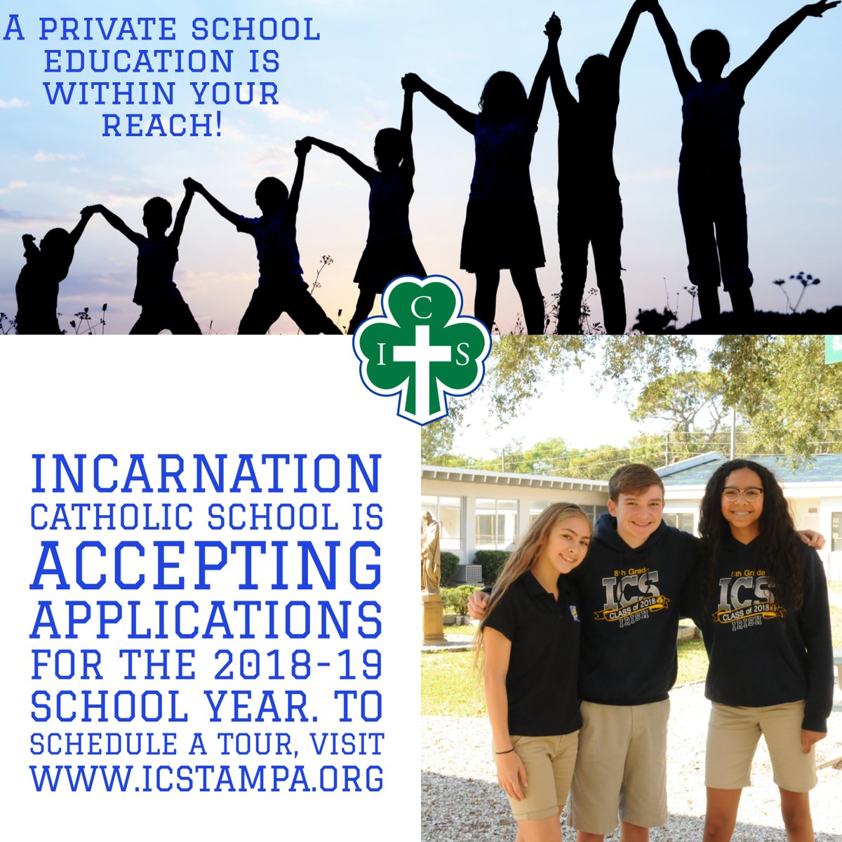 ICS_Tampa's tweet photo. ICS is now accepting applications! Schedule a tour today! https://t.co/JYFGmiNfX6 https://t.co/rVDCc2JQ9X
