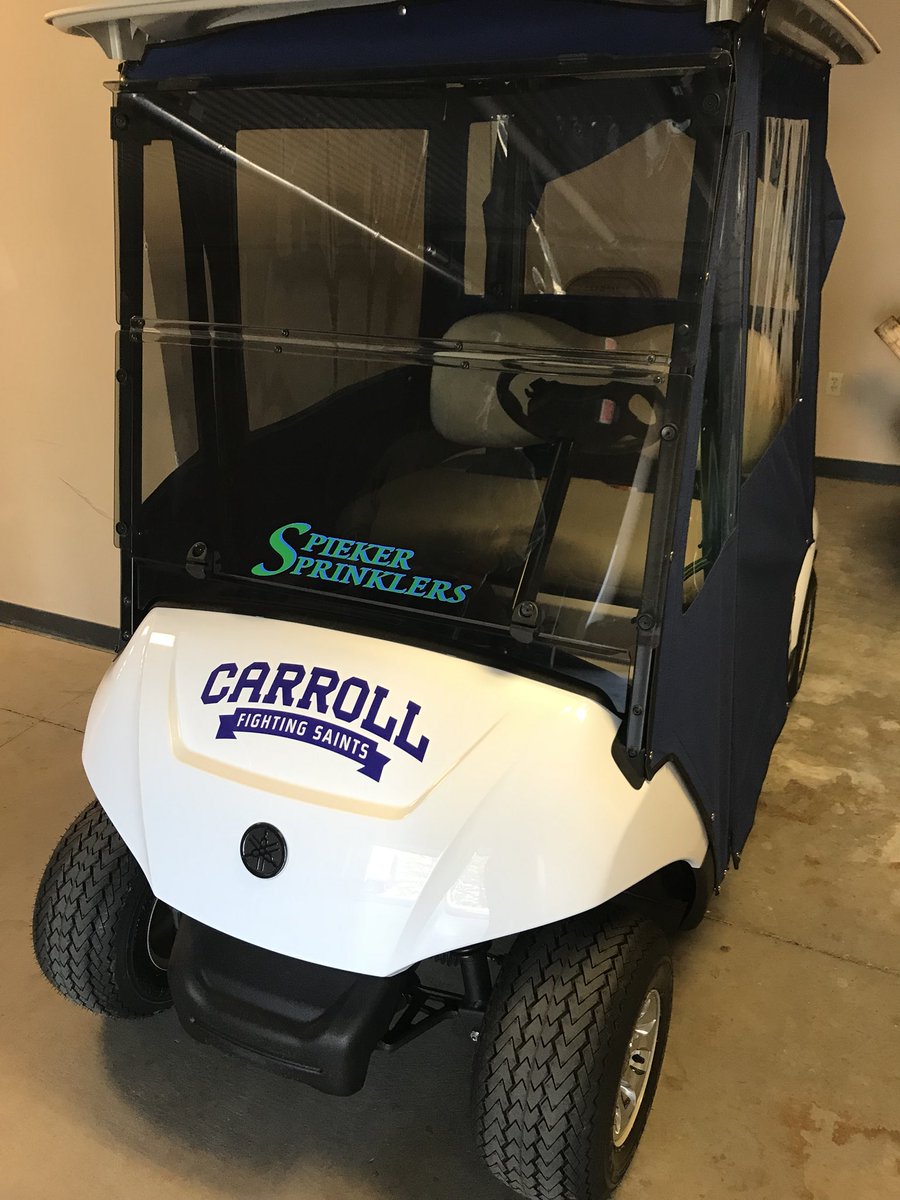 Support_SAA's tweet image. Thanks to Spieker Sprinklers for donating this 2018 Yamaha Golf Cart to this year’s Saints Athletic Auction! Always a big time item!
