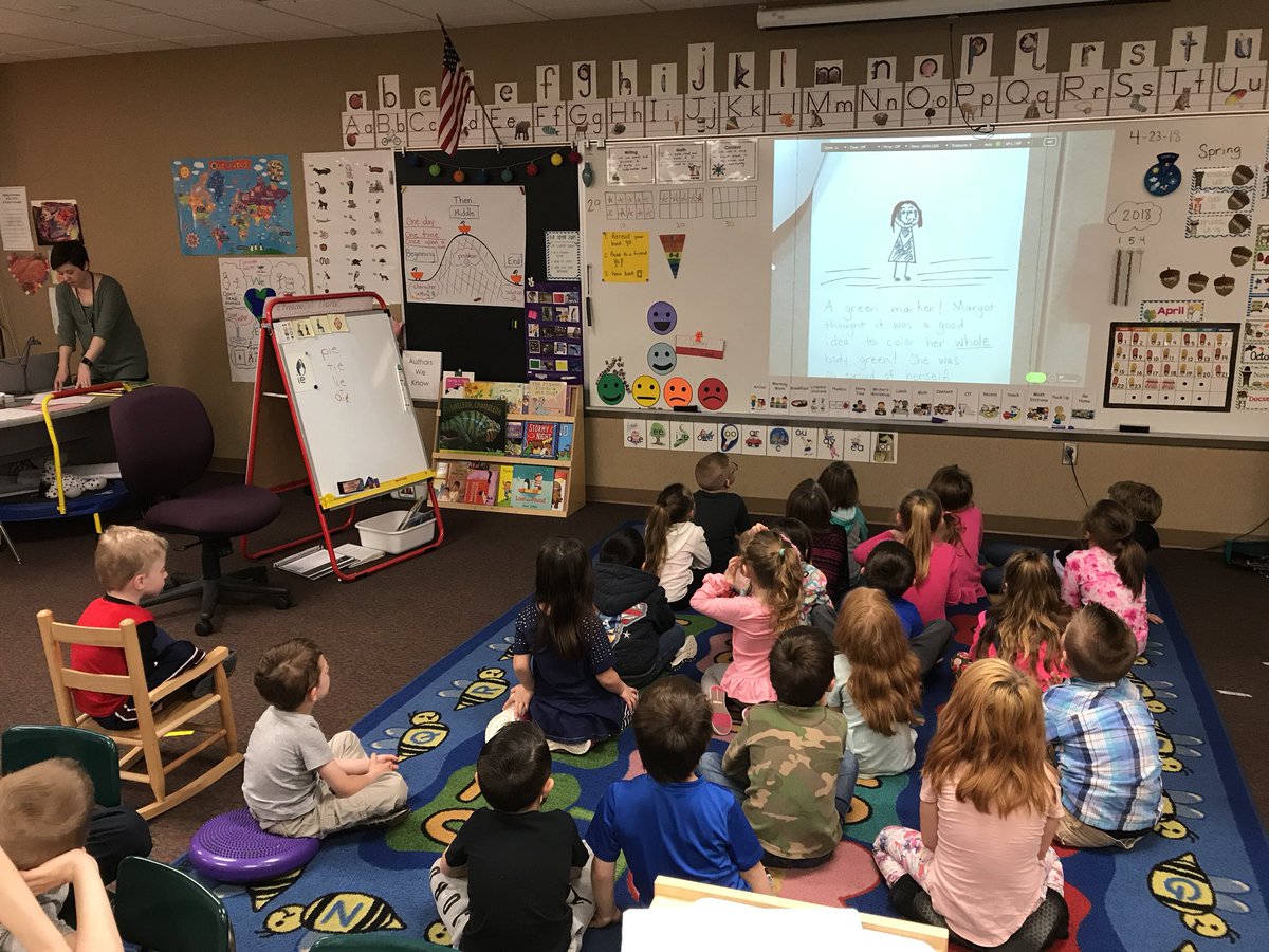 SFE_3820's tweet image. @Ms_Youngs class completely engaged as she shares her writing with them about a true story from her life.  #alreadyready #readwritecreate #stoutfieldgood
