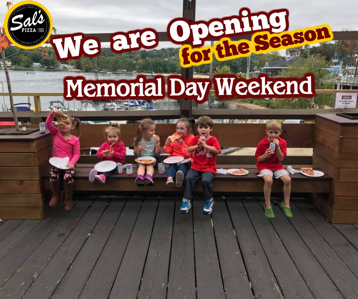 SalsLaconia's tweet photo. You can find us at The Pier #nowthatsaslice #happymonday #bestitalianpizza https://t.co/TDkgG6iTux