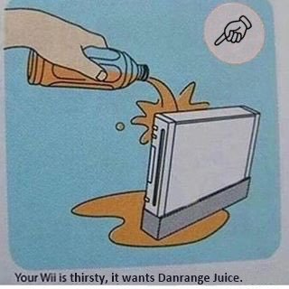 DanrangeJuice's tweet photo. 🍊 @Stupefyjinx asked us to make your product Wii friendly and as we're always working on improving our product quality you can now run a Wii with Danrange 🍊🍊🍊 https://t.co/dYSQTbejO1