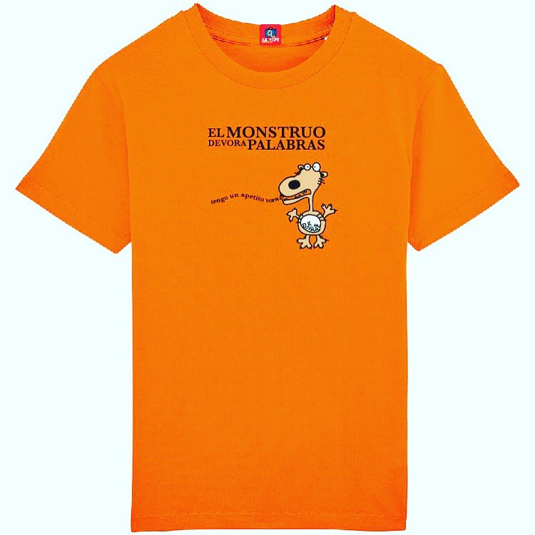 latipo's tweet photo. El monstruo devora palabras ya está en la web (link en la bio) sobre camisetas en manga corta para niños de 3 a 14 años.
____________________________
#niños #camisetasniños #camisetas #diseñoinfantil #infantil #creatividad #tshirt #tshirtshop #latipo #latipocamisetas https://t.co/LtrMg1U60S