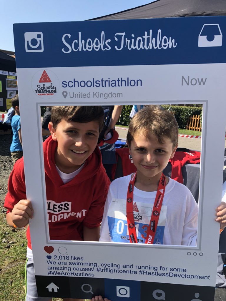 physiodave's tweet photo. Amazing job @RestlessDev Brilliant morning. Fun had by all and a great way to introduce kids to triathlons! Brilliantly organised! https://t.co/6RDvMWCEwP