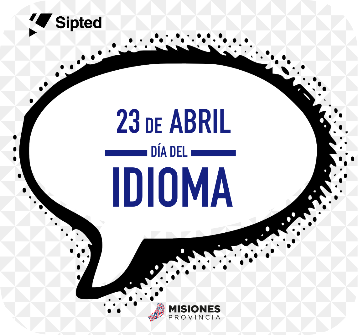 siptedmisiones's tweet image. 23 DE ABRIL DÍA DEL IDIOMA ESPAÑOL. 
Celebremos este día tomando conciencia de la historia, desarrollo, y uso de nuestro idioma, como parte de nuestra cultura e identidad.
#DíadelIdiomaEspañol
#Sipted
#ONU