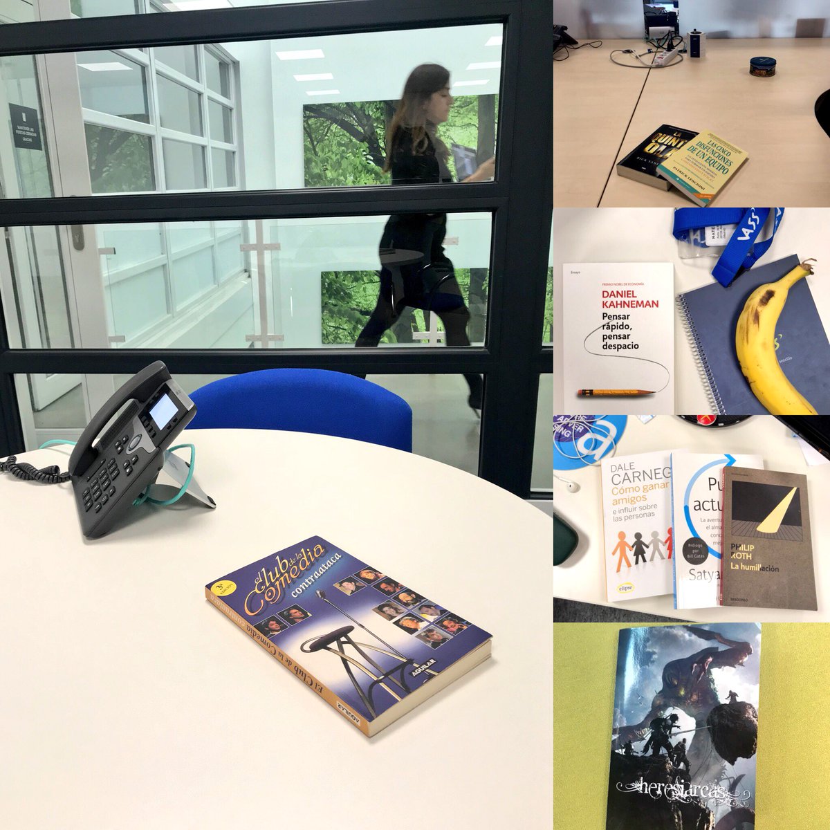VASS_Company's tweet photo. Seguimos celebrando el #DíaDelLibro y nuestros compañeros también dejan uno en cada rincón de nuestras oficinas. Y además... ¡De todas las temáticas 📚 https://t.co/KnG9Xy7WEV