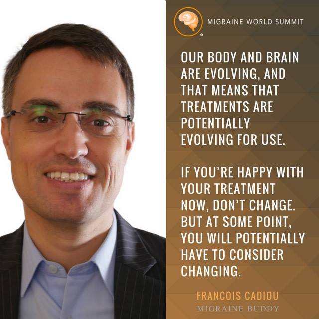 MigraineBuddy's tweet photo. Franรงois Cadiou, the founder of #MigraineBuddy will be sharing his expertise on common treatments, as a speaker today at the Migraine Word Summit! Listen to the seminar today to discover new options with the highest levels of patient satisfaction! https://t.co/13TlLni1mj #MWS18 https://t.co/8xE1zuisMF