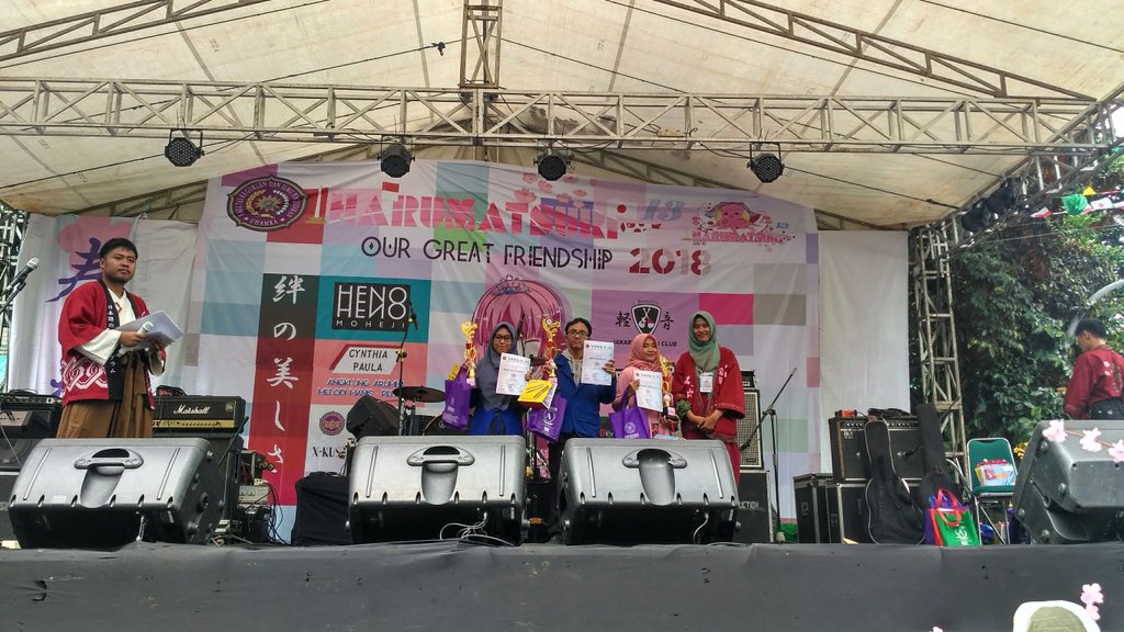 JapanClubMzr's tweet photo. Konbanwa Minna-san~ Tanggal 19 April kami mengikuti lomba di UHAMKA dan pada tanggal 21 hasilnya telah diumumkan.

Para pemenang:
1. Shakilla Malahayati, juara 1 lomba Fanart
2. Brahmasta Jalu Damara, juara 1 lomba Rodoku
3. Ariq Nazalta Dalimunthe, juara 2 lomba Pidato https://t.co/CB0YfUyN2B