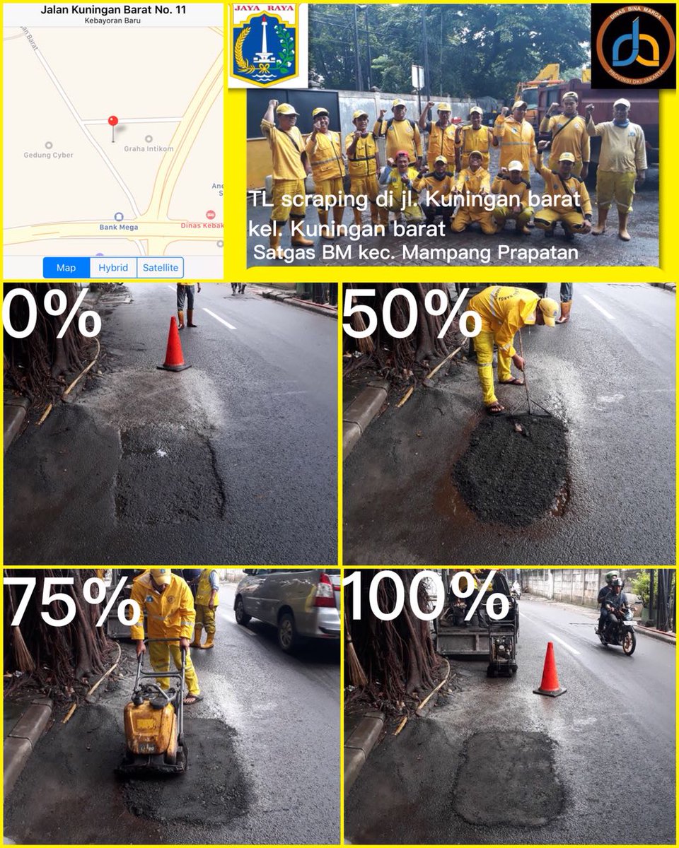 SDBMmampang's tweet photo. 2. Kegiatan Satgas BM kec.mampang prapatan #timkuning @binamargajaksel @BinaMargaDKI @DinasPemel @aniesbaswedan @sandiuno https://t.co/wLMCxMYrrC