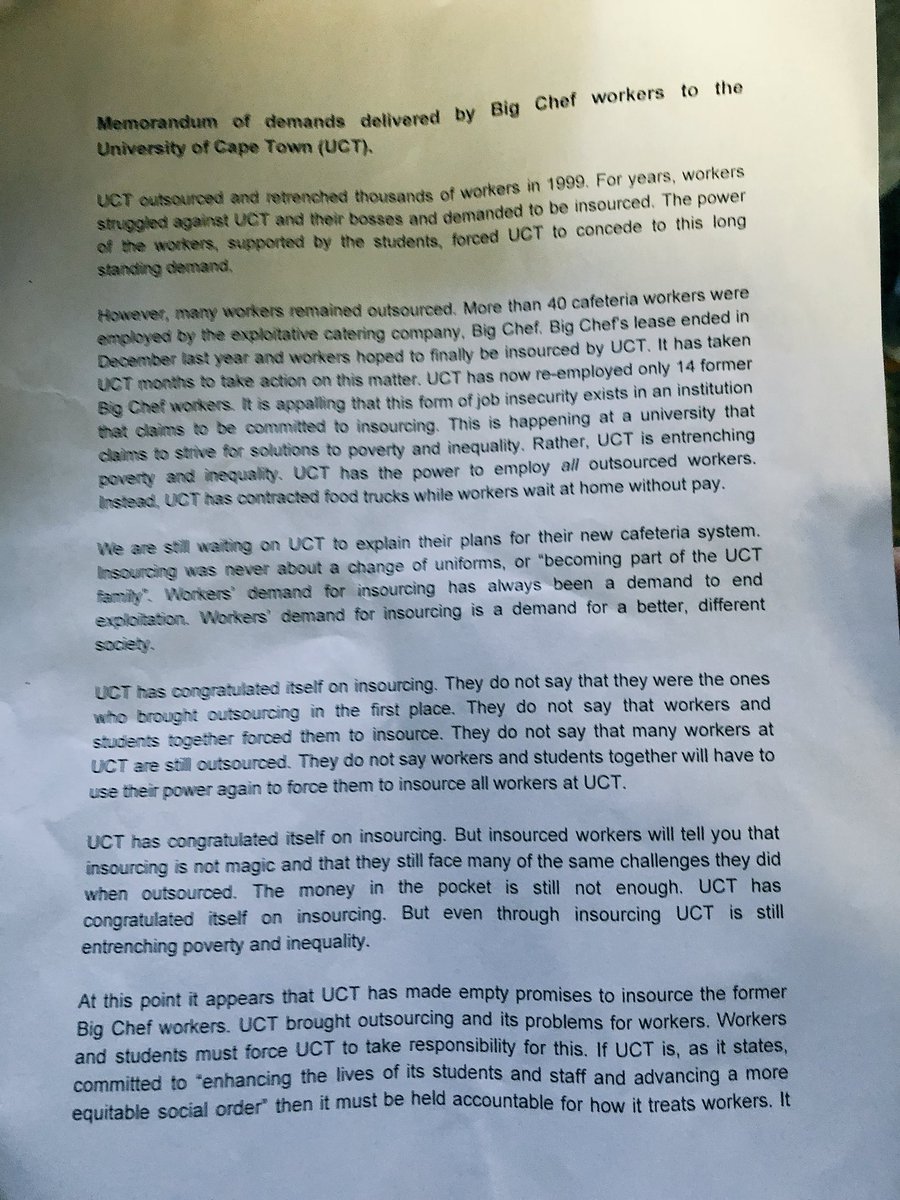 UCTReport's tweet image. Workers March.