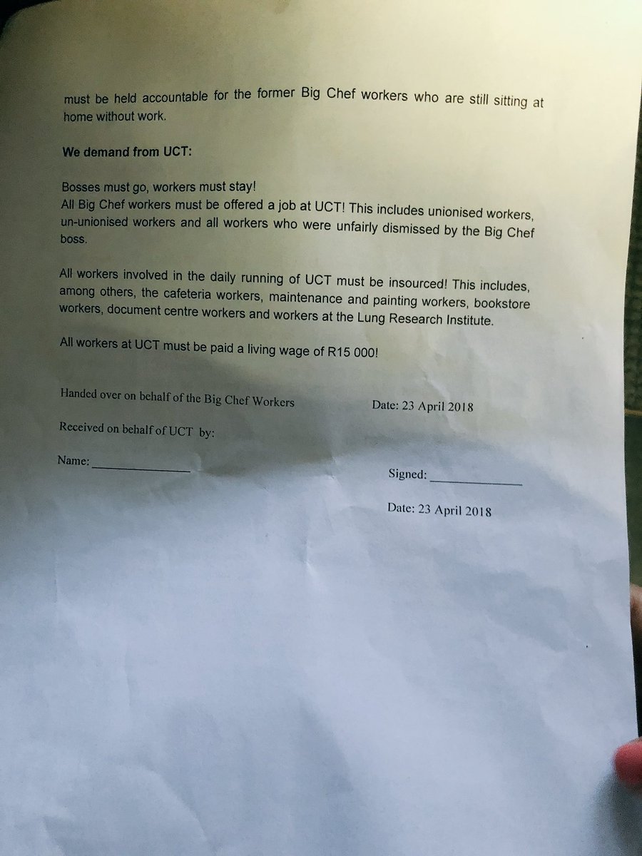 UCTReport's tweet image. Workers March.