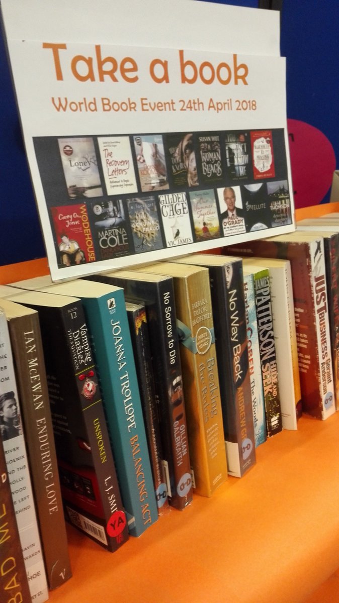 JacquiHand2's tweet photo. @EppingForestCol  #WorldBookNight
Event is happening in the #Learninglounge tomorrow 24th April 2018. 
Don't miss out! Come and get a free book, and improve your #reading skills. https://t.co/FpO315duxD
