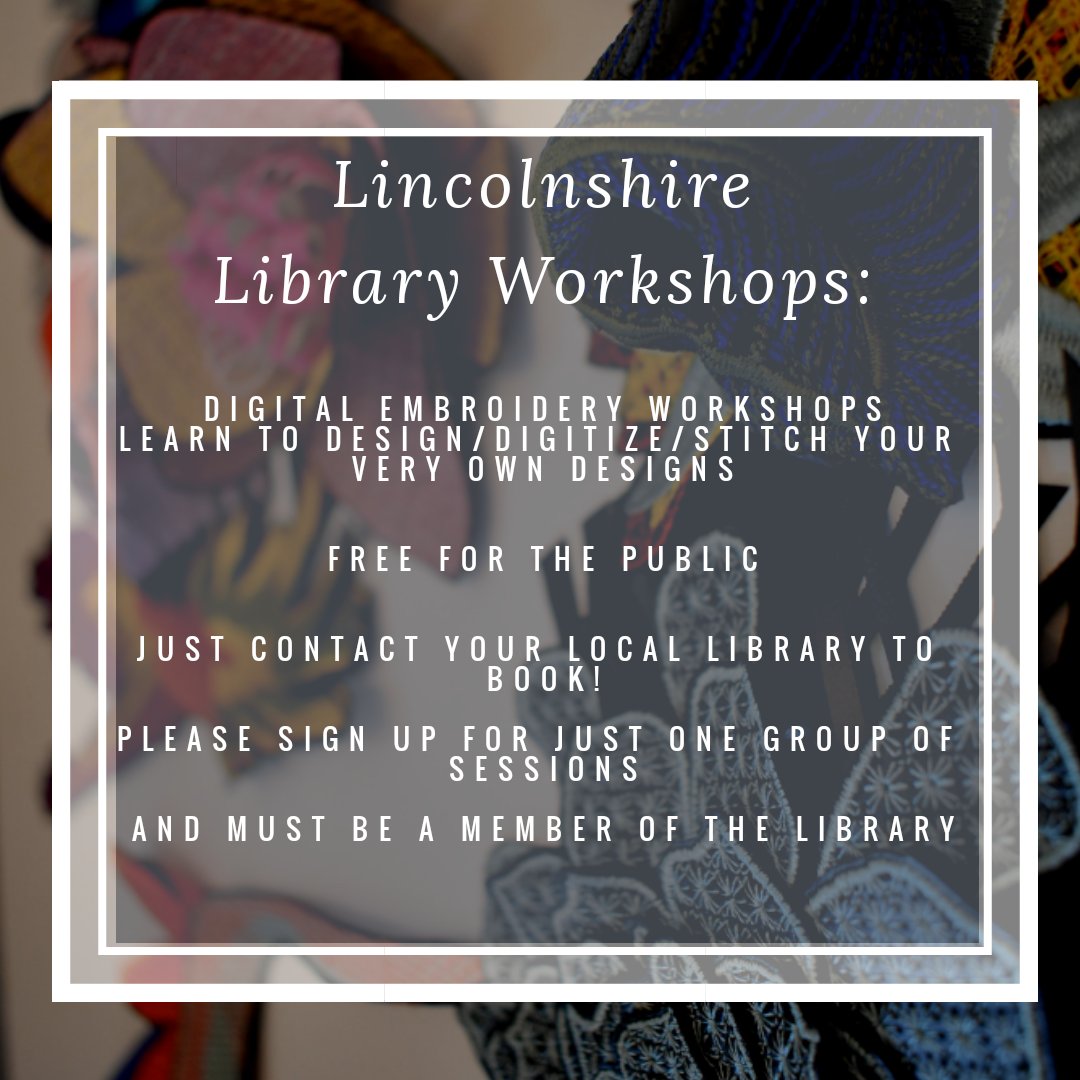 LMarriottDesign's tweet photo. We have now organised most of the @lincslibraries workshops in #Lincolnshire expand this thread to find all the locations/dates/times!
All free to the public- pop down to your local library for more info and to book! https://t.co/cFqXh0AtGX