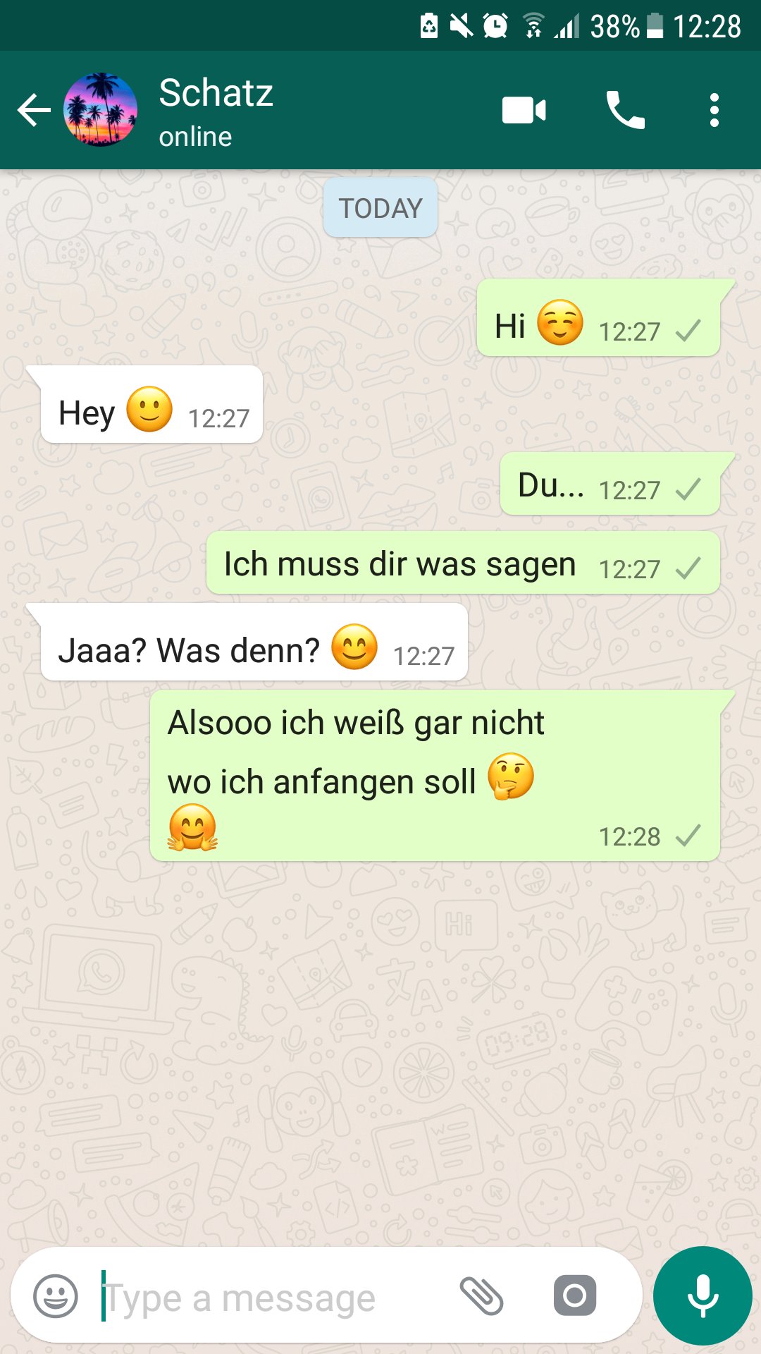 Liebe chat ich dich