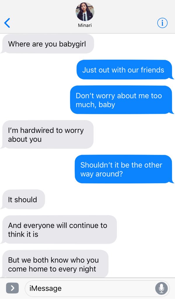 Who we texting part three 