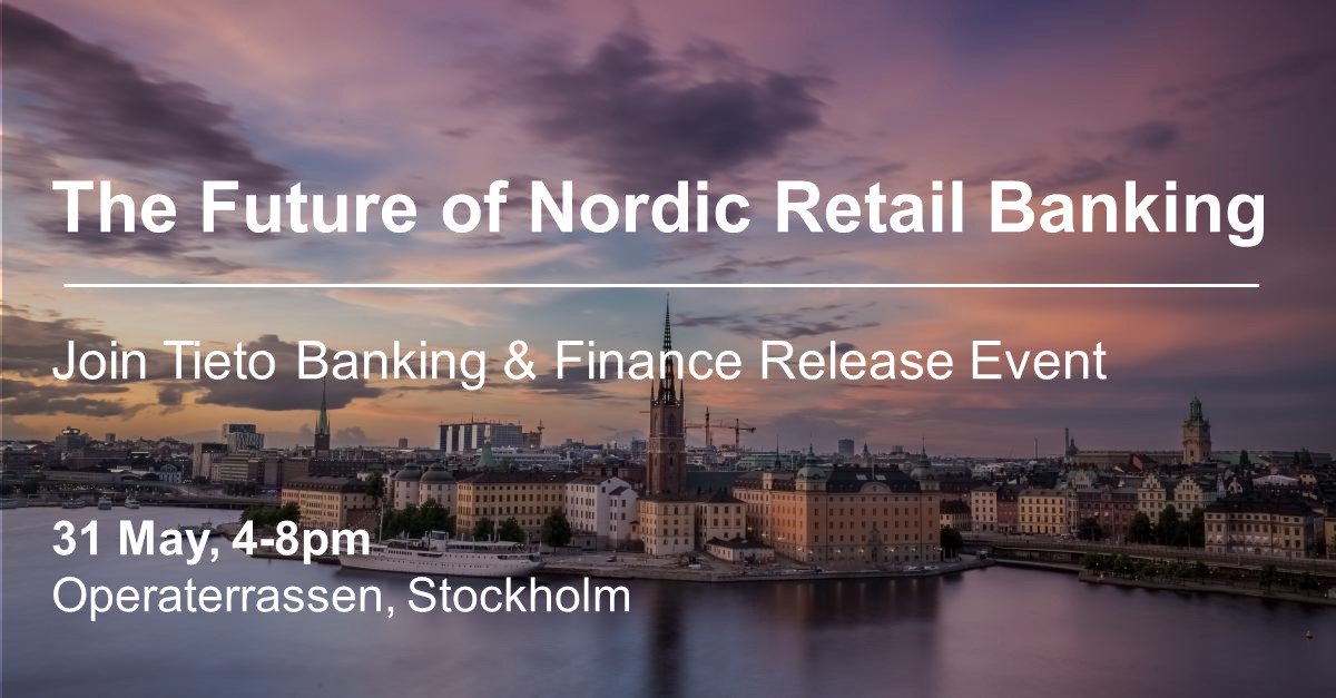 Tietoevry's tweet photo. Interested in the future of Nordic retail banking? Join our Banking & Finance Release Event on 31 May in Stockholm! Seats are limited, book yours today at https://t.co/ZXp39Z6yxj https://t.co/0I1gFQbIA0