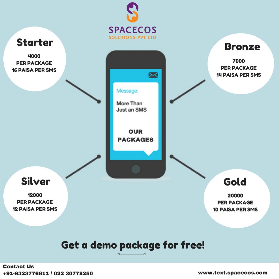 Spacecos_Solu's tweet photo. At Spaceccos, we provide customized packages for your business. #spacecos #spacecossolutions #sms #marketing #message #smsmarketing #leadgeneration #bulksms #promotionalsms #demo #demopackage #freedemopackage #starterpackage #bronzepackage #silverpackage #goldpackage #package https://t.co/9cSwTquCXT