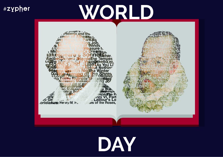 Zypher_Crew's tweet photo. Honouring Shakespeare, Cervantes and all prominent authors who passed on the knowledge through their writings, this #WorldBookDay, let’s strive to bring back the magic of books back into our lives and inculcate the habit of reading,#ReadingisRewarding especially among the youths. https://t.co/Ph8DgYNE8M