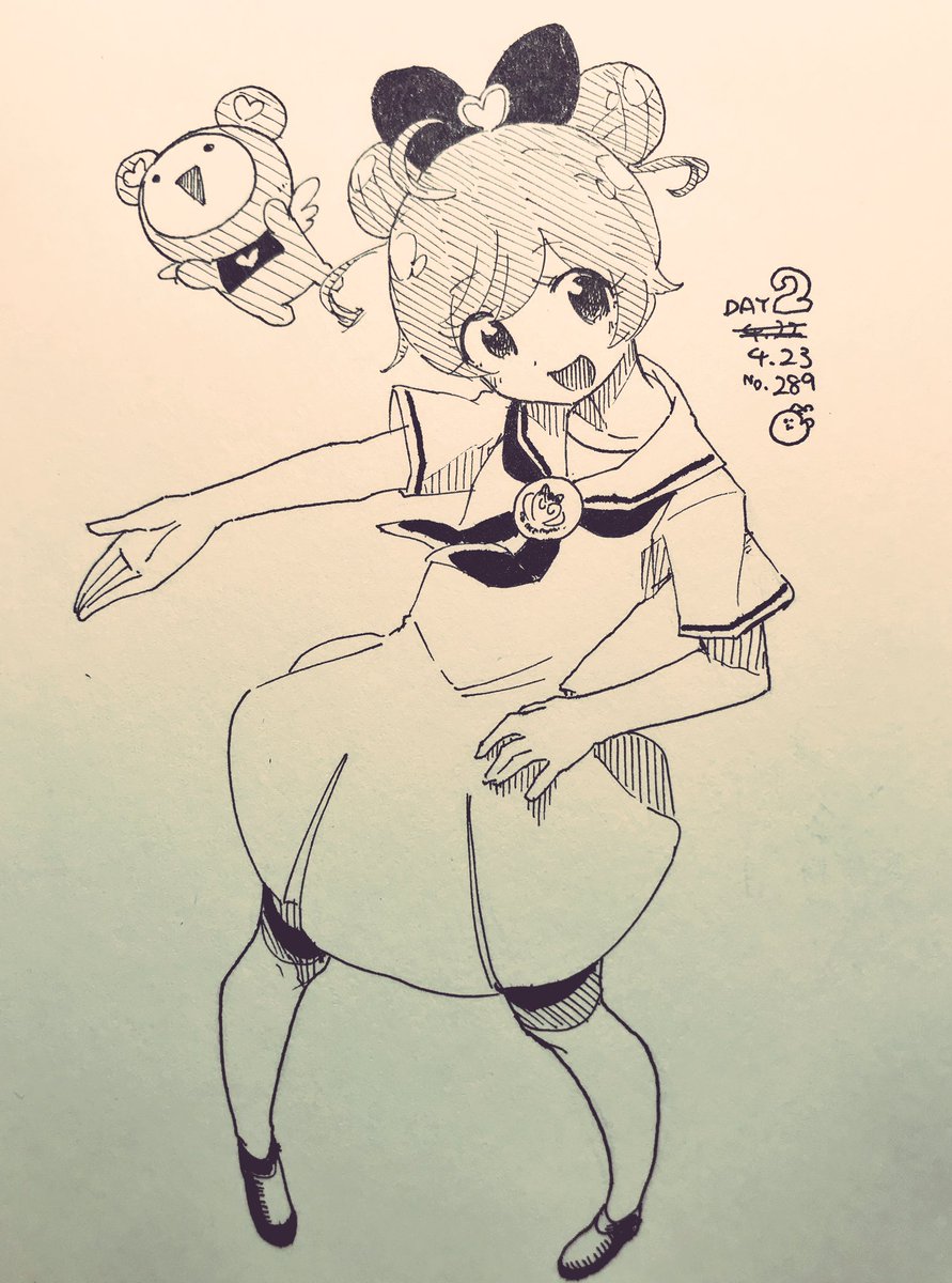 2日目!変身前があるから変身後が映える みたいなとこあるよね 