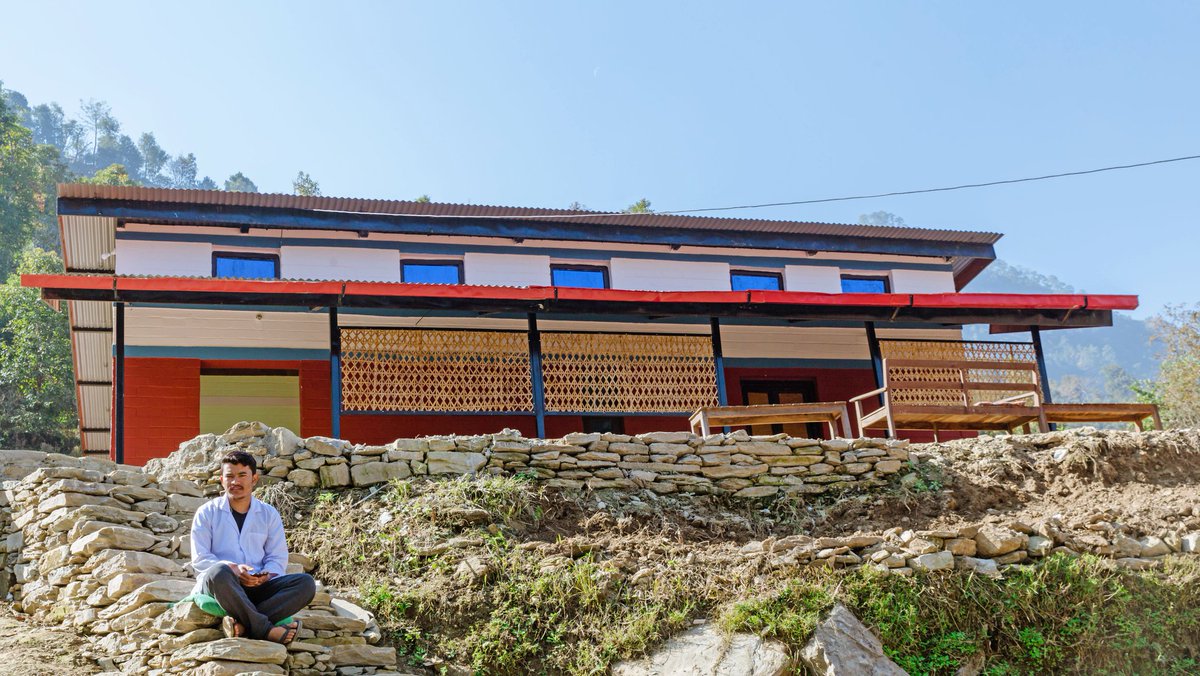 BuildupNepal's tweet photo. It is great to see our new CSEB buildings being put to good use!
The new health post in Jyamrung, Dhading is now serving the local community and neighbouring villages with health care!
Thanks Tuki Nepal for a wonderful partnership. #InterlockingBricks #EcoFriendly #EarthBricks https://t.co/XnEnNqkLX8