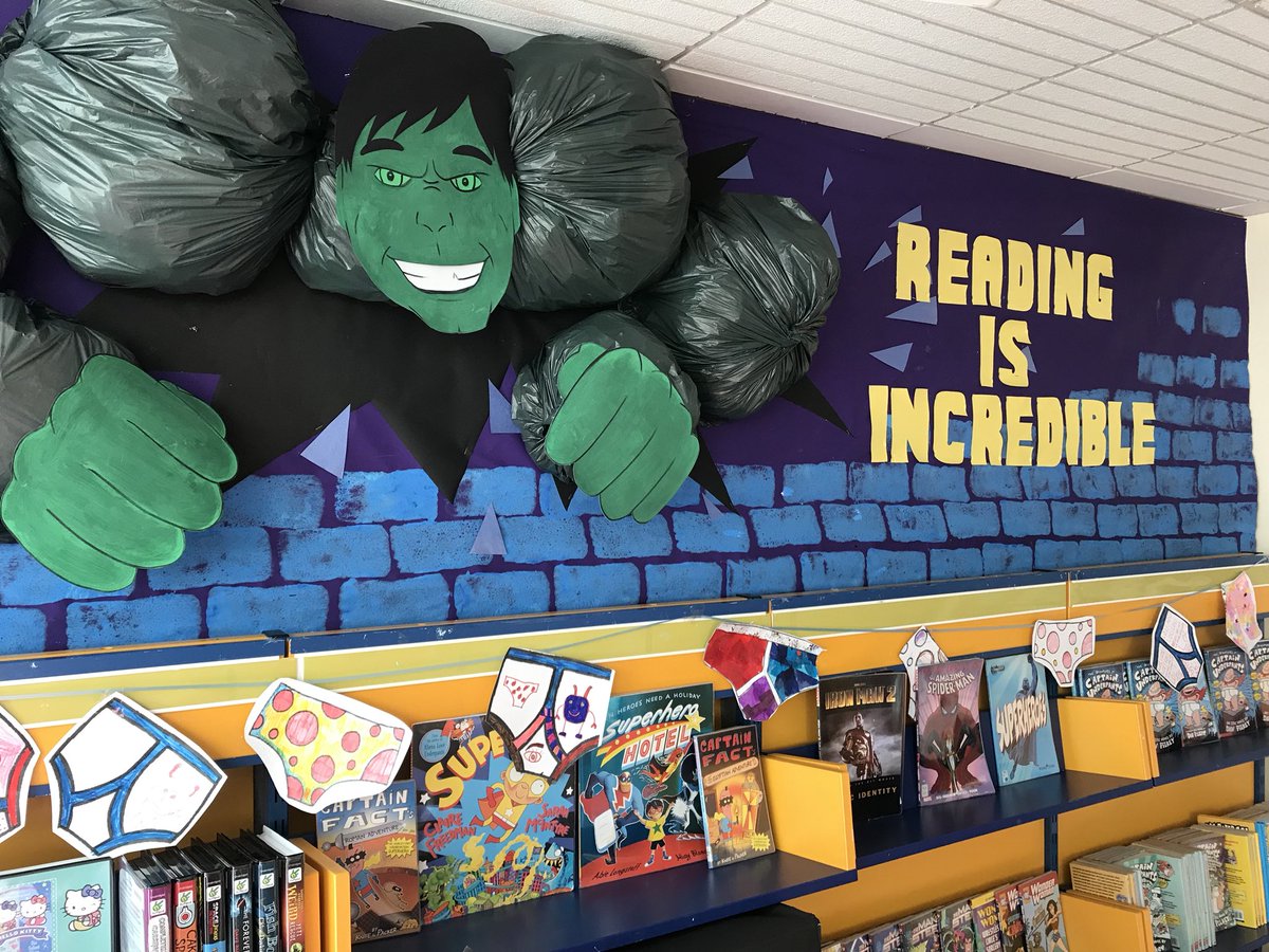 JessicaMolland's tweet photo. #superheroday @StaffsLibraries https://t.co/YE7taXSi7b