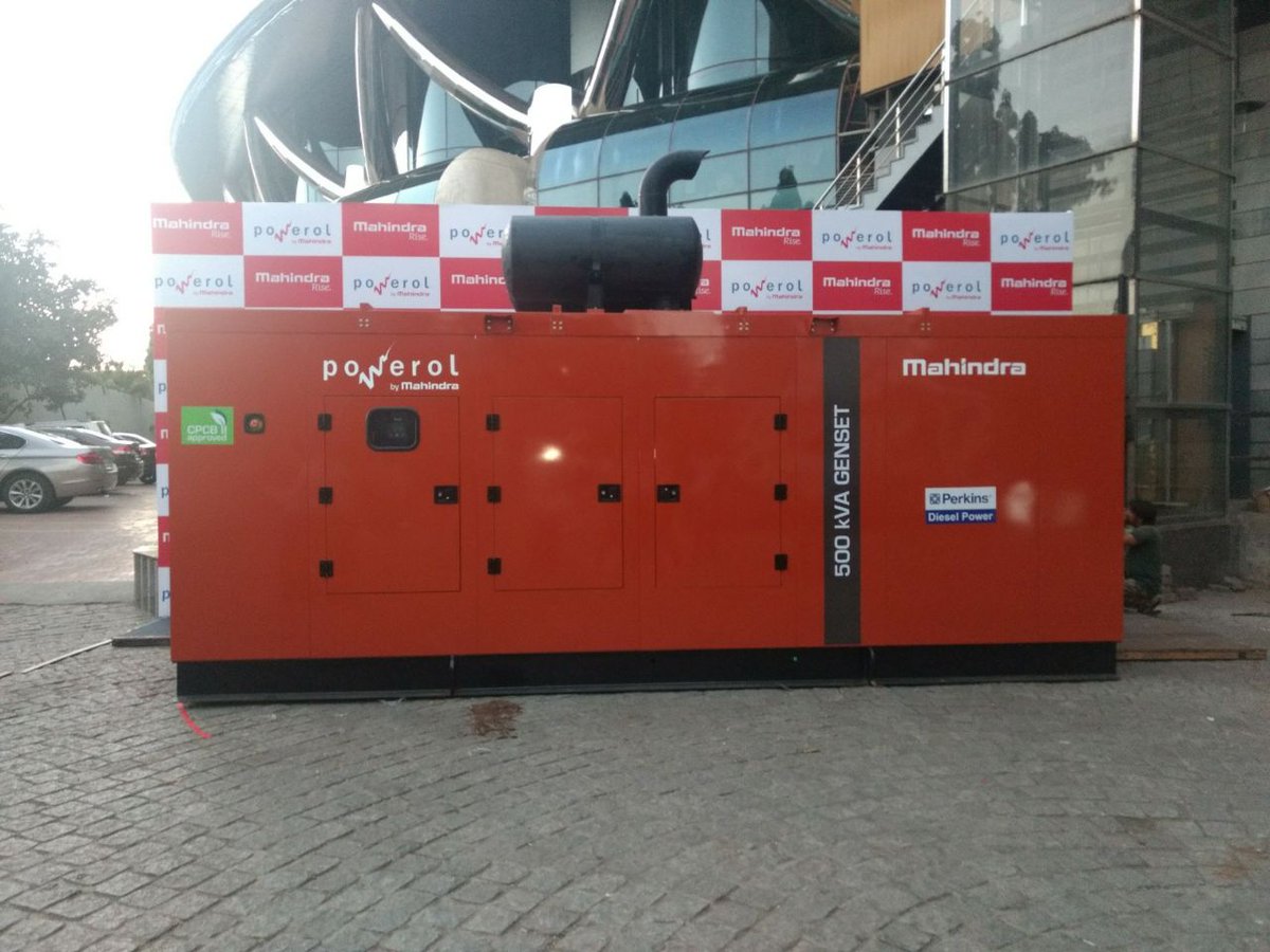 Powerol Launches 500 KVA Diesel Genset @Mahindra_SA @ConstWorldSA @BCAFRICA2018 @power4uza @MahindraBrits
