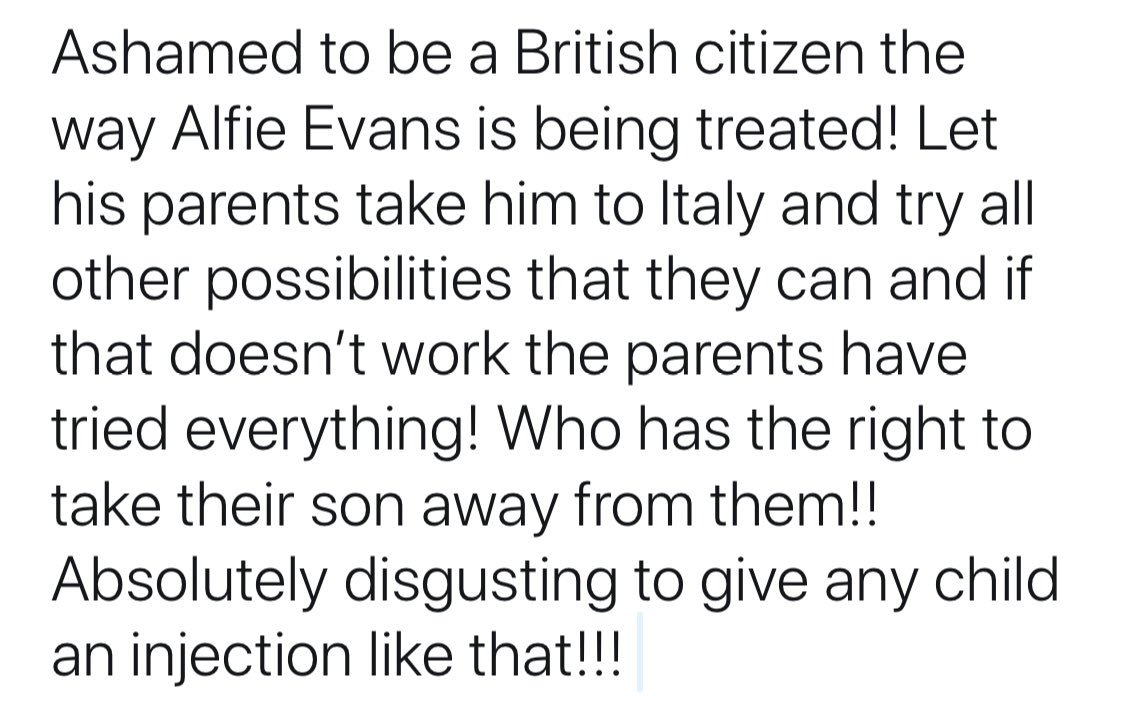 ChelseaColwell1's tweet photo. #SaveAlfieEvans @theresa_may @UKParliament @HumanRightsCtte @NHSEngland @jeremycorbyn @Alfiesarmy16 https://t.co/pfPRjErJQD
