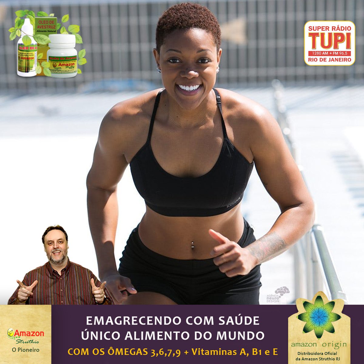 AmazonOrigin's tweet photo. EMAGRECIMENTO saudável e MELHORA CONTÍNUA DA SAÚDE.

MÊS DE ABRIL EM PROMOÇÃO. Entre em contato e confira.

Não se esqueça: Para aumentar o efeito e melhorar a saúde de forma constante. Crie um hábito saudável. Consuma o óleo de avestruz todos os dias.
https://t.co/SrdvNplTjb https://t.co/SJa6IWULMN